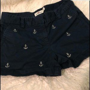 ⬇⬇ Vineyard Vines Navy Anchor Shorts Girl Sz 12